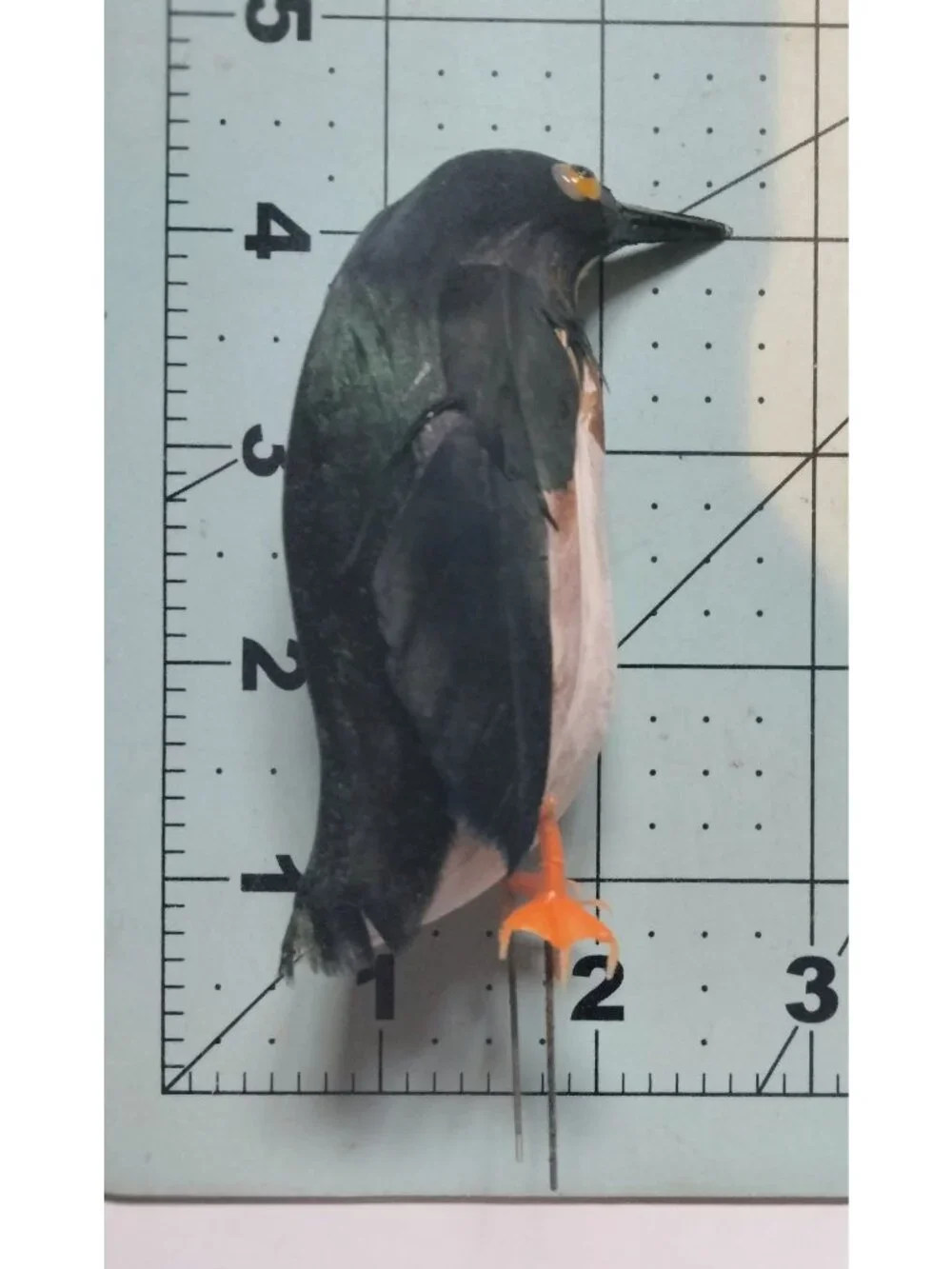Penguin Figurine Feathered Craft Pick Floral Arrangement Diorama 3 inch Lot 2